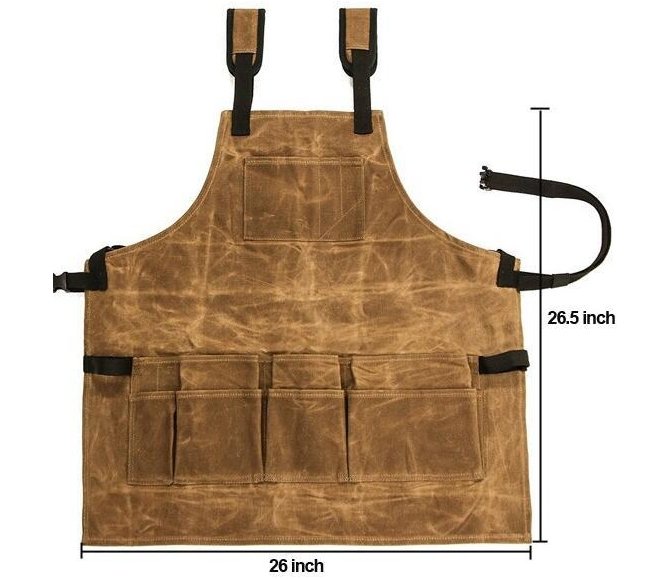 Leather webbing apron - Aprons -  Trend Goods