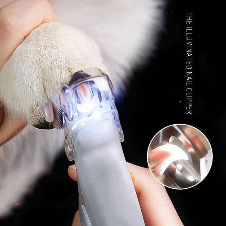 LED light glow pet nail clippers - Pet Care -  Trend Goods