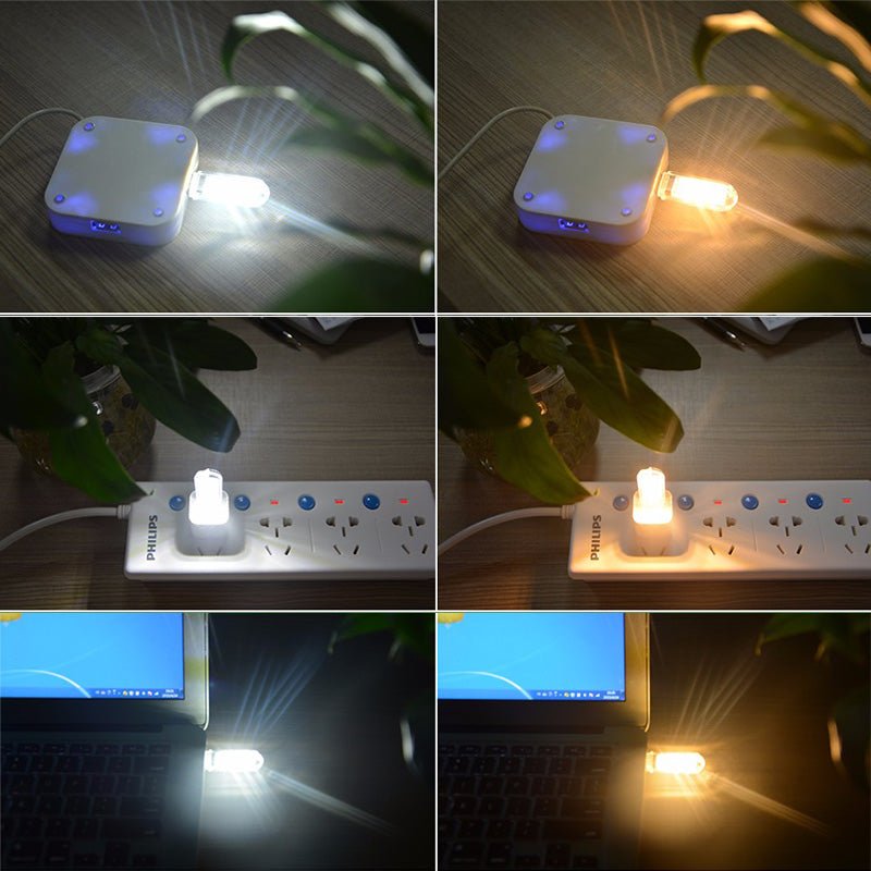 LED Night Light Computer Desk Lamp Power Bank Mobile Power Highlight Portable - LED Lamps -  Trend Goods