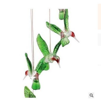 Led Solar Wind Chime Light Hummingbird Color Changing Wind Chime Light - Lighting -  Trend Goods