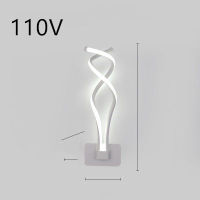 led wall lamp nordic minimalist bedroom bedside lamp - Lighting -  Trend Goods