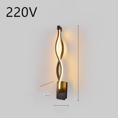 led wall lamp nordic minimalist bedroom bedside lamp - Lighting -  Trend Goods