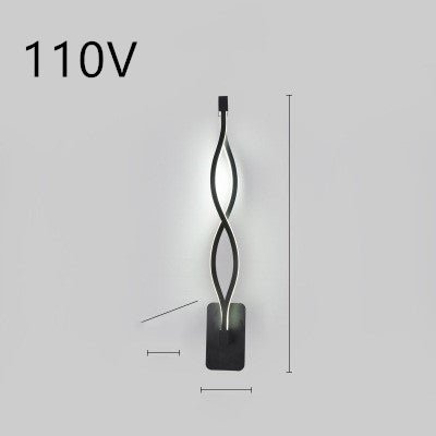 led wall lamp nordic minimalist bedroom bedside lamp - Lighting -  Trend Goods