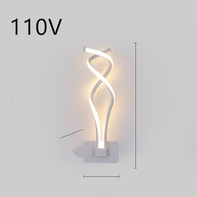 led wall lamp nordic minimalist bedroom bedside lamp - Lighting -  Trend Goods