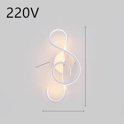 led wall lamp nordic minimalist bedroom bedside lamp - Lighting -  Trend Goods