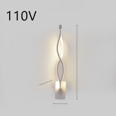 led wall lamp nordic minimalist bedroom bedside lamp - Lighting -  Trend Goods