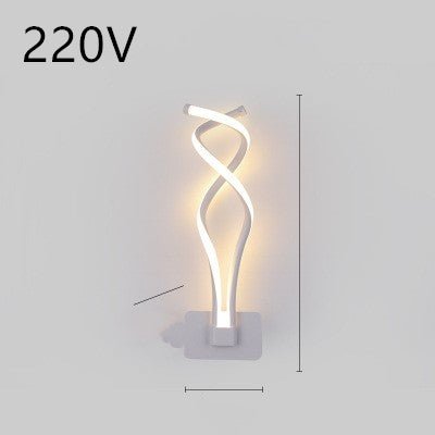 led wall lamp nordic minimalist bedroom bedside lamp - Lighting -  Trend Goods