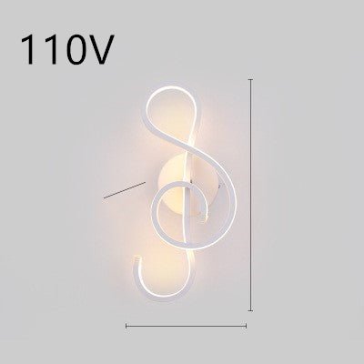 led wall lamp nordic minimalist bedroom bedside lamp - Lighting -  Trend Goods