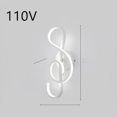 led wall lamp nordic minimalist bedroom bedside lamp - Lighting -  Trend Goods