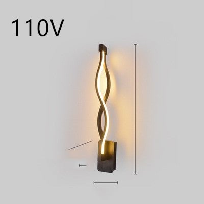 led wall lamp nordic minimalist bedroom bedside lamp - Lighting -  Trend Goods