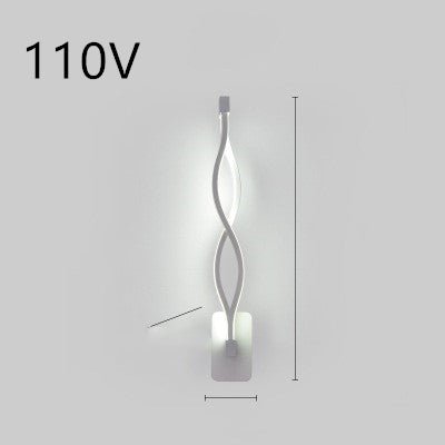 led wall lamp nordic minimalist bedroom bedside lamp - Lighting -  Trend Goods