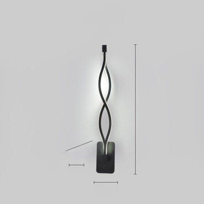 led wall lamp nordic minimalist bedroom bedside lamp - Lighting -  Trend Goods