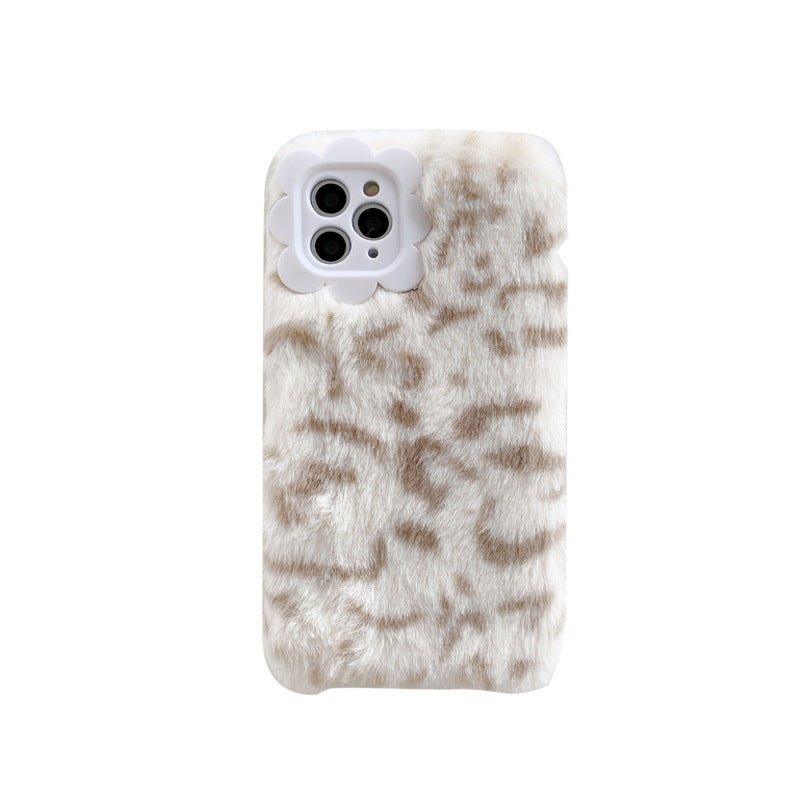 Leopard print plush mobile phone case for iphone - Phone Cases -  Trend Goods