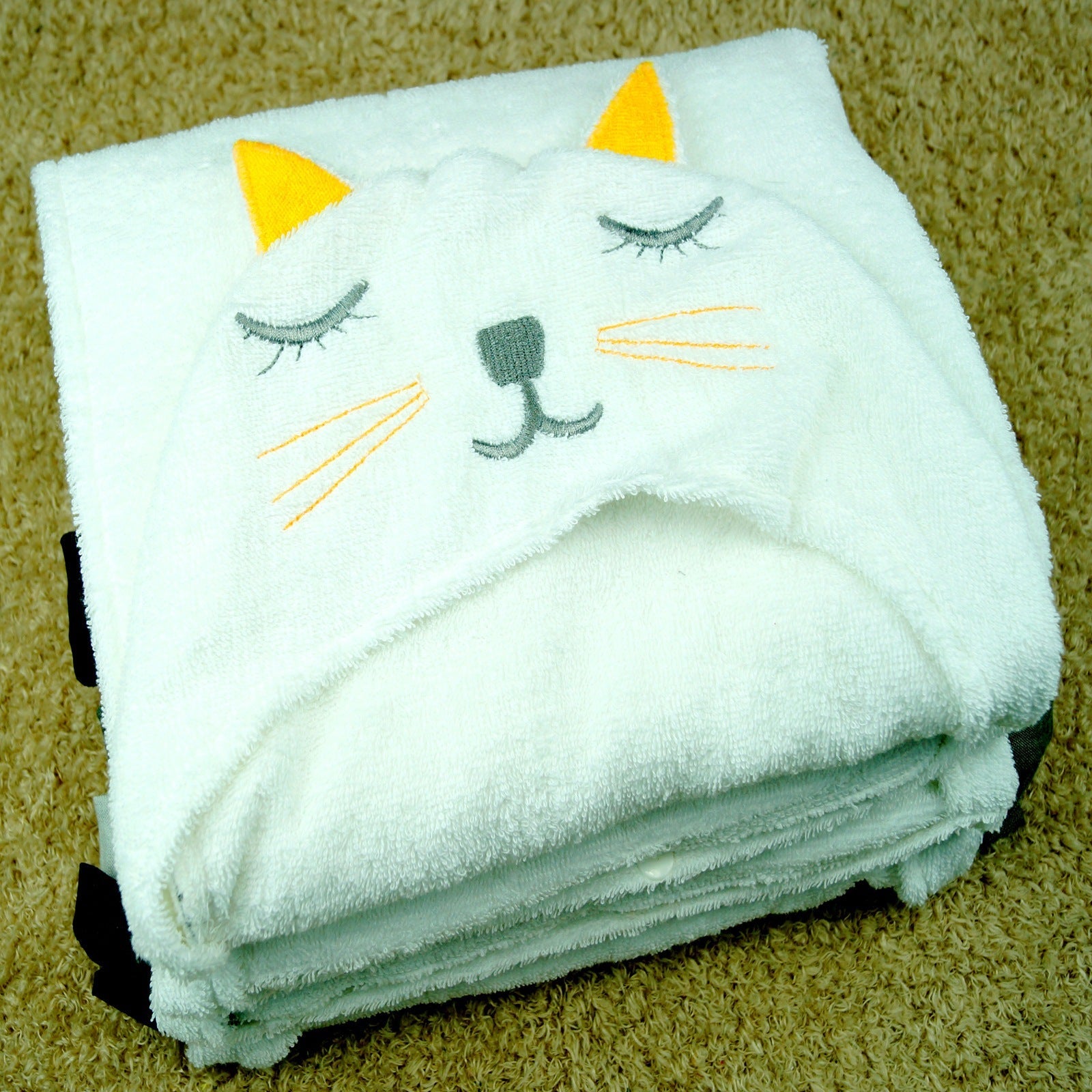Lion King, Cute Cat Shaped Baby Bath Towel - Baby Bathing -  Trend Goods