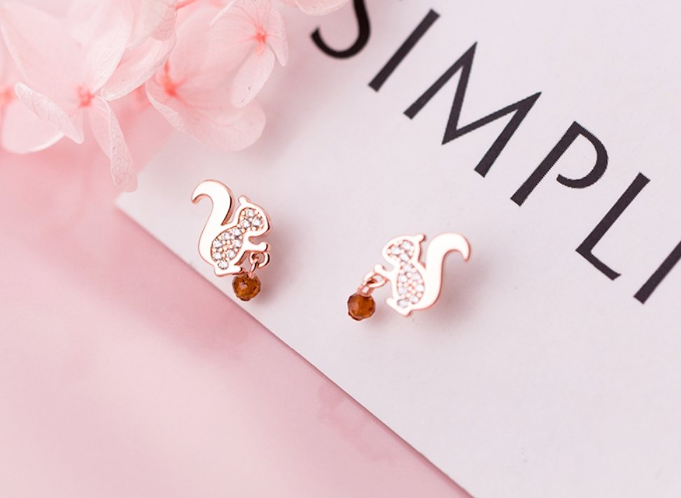 Little squirrel earring - Earrings -  Trend Goods