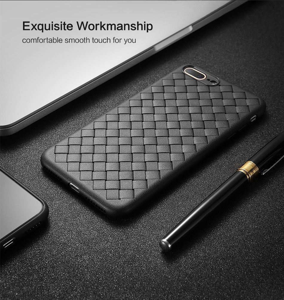 Luxury grid weaving case for iphone - Phone Cases -  Trend Goods