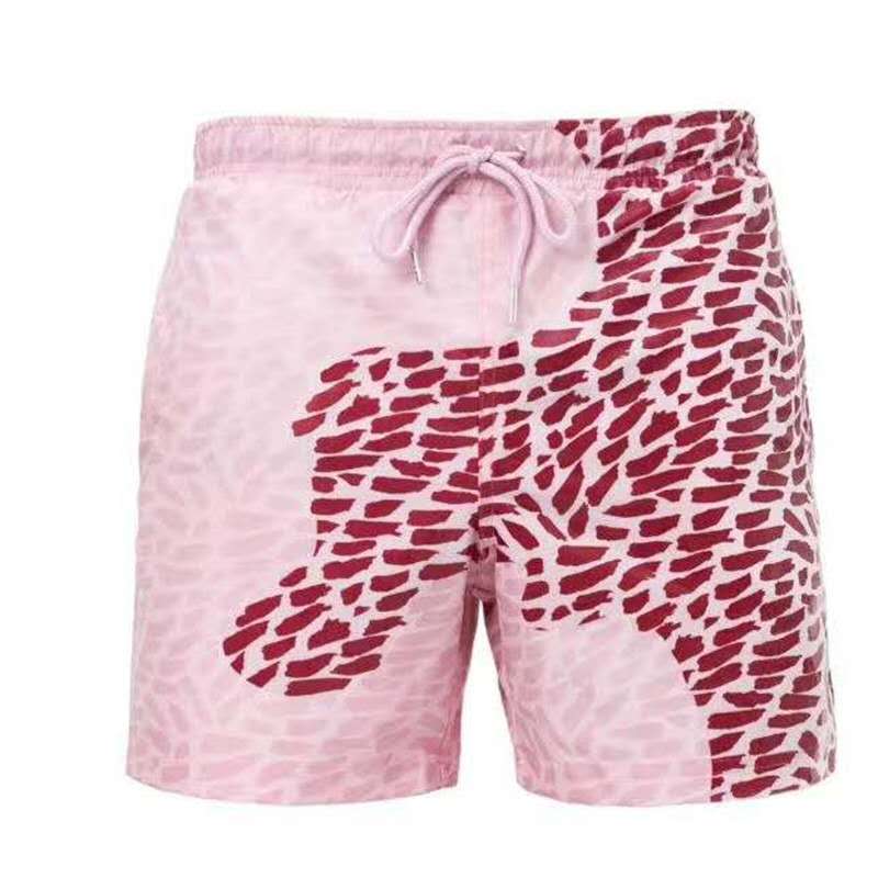 Magical Change Color Beach Shorts Summer Men Swimming Trunks Quick Dry - Beach Pants -  Trend Goods