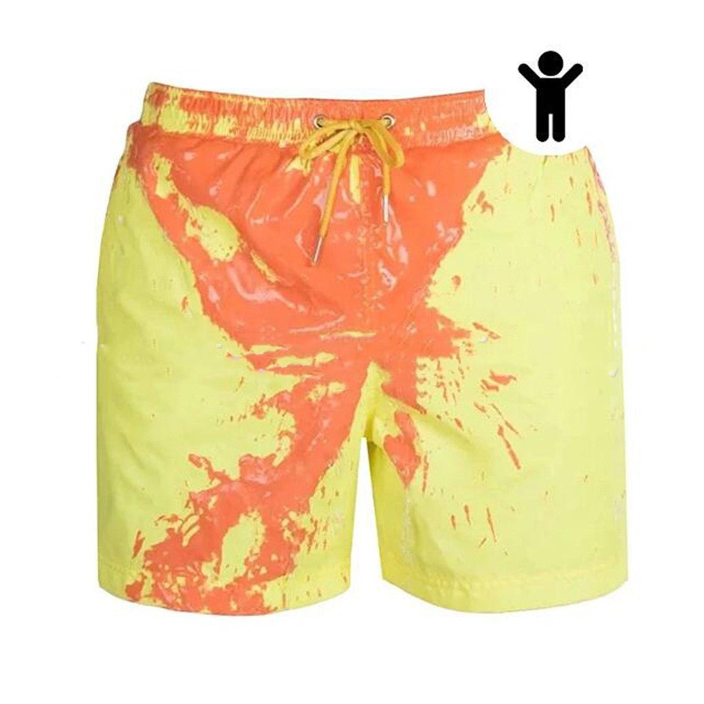 Magical Change Color Beach Shorts Summer Men Swimming Trunks Quick Dry - Beach Pants -  Trend Goods