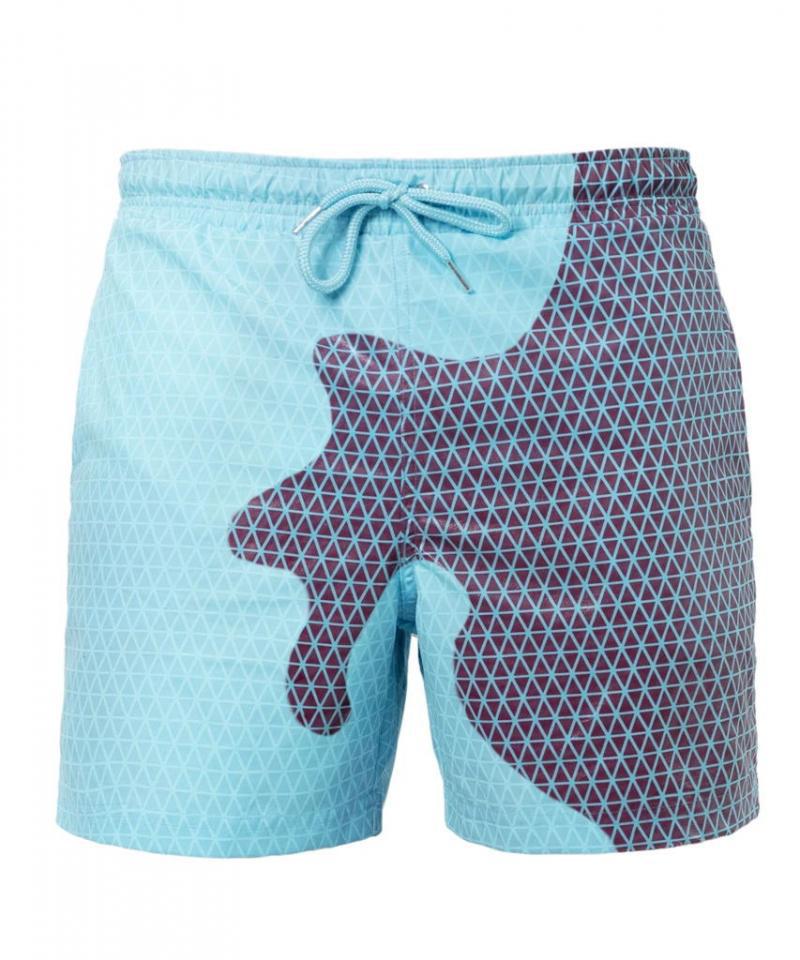 Magical Change Color Beach Shorts Summer Men Swimming Trunks Quick Dry - Beach Pants -  Trend Goods