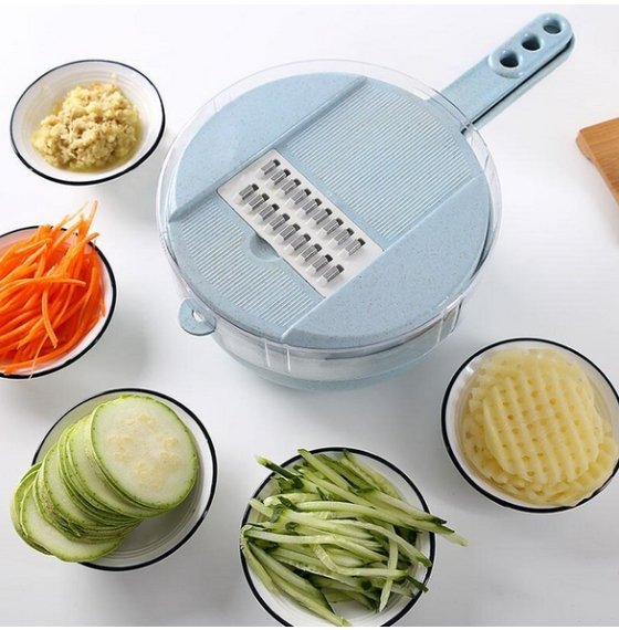 Mandoline Slicer Vegetable Slicer Potato Peeler Carrot Onion Grater With Strainer - Kitchen Gadgets -  Trend Goods