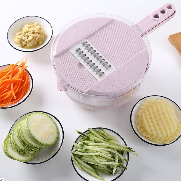 Mandoline Slicer Vegetable Slicer Potato Peeler Carrot Onion Grater With Strainer - Kitchen Gadgets -  Trend Goods