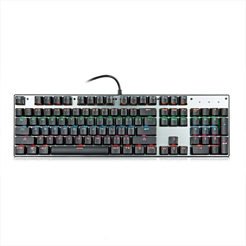 Mechanical Keyboard Green Shaft Desktop Non Punch 87 Key Keyboard - Keyboards -  Trend Goods