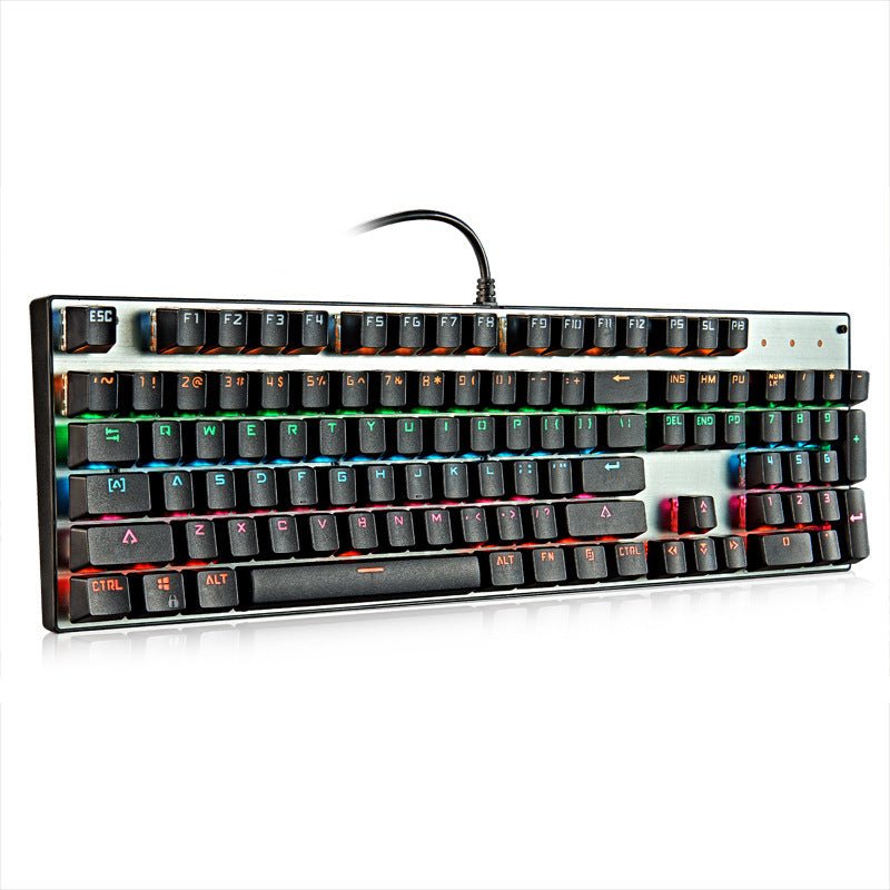 Mechanical Keyboard Green Shaft Desktop Non Punch 87 Key Keyboard - Keyboards -  Trend Goods