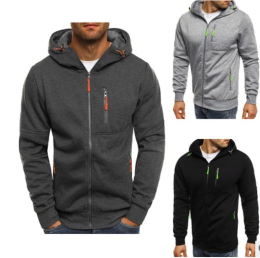 Men Hoodie Cotton Jacket - Sweatshirts -  Trend Goods