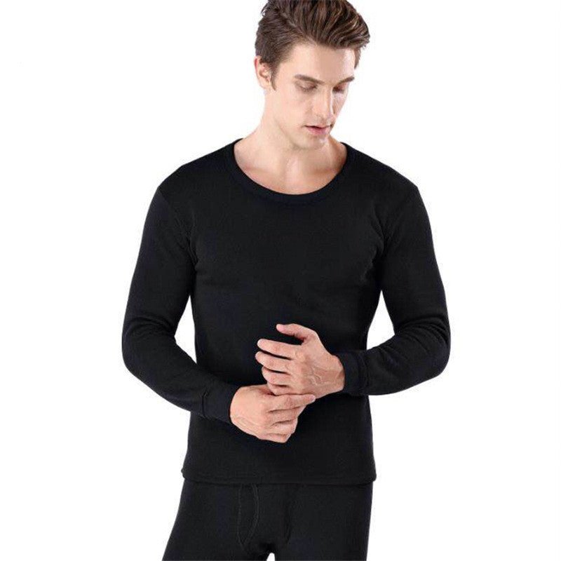 Men Round Neck Warm Pajamas Suit - Pajamas -  Trend Goods