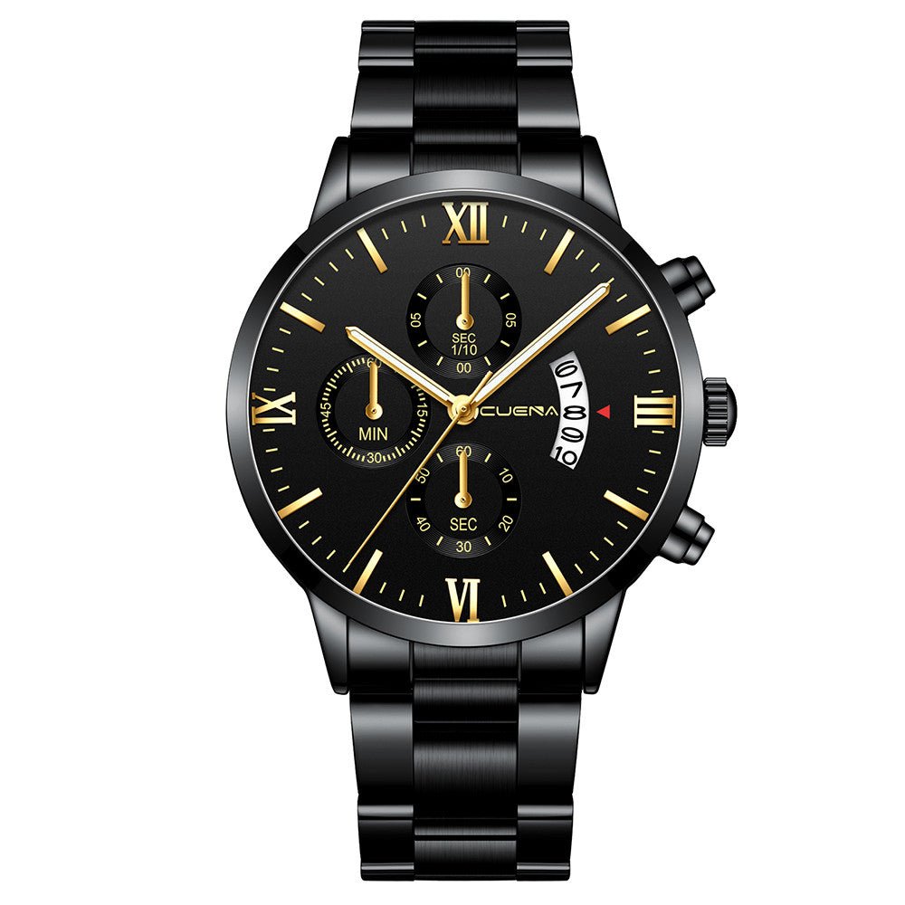 Men's Business Steel Belt Watch - Watches -  Trend Goods