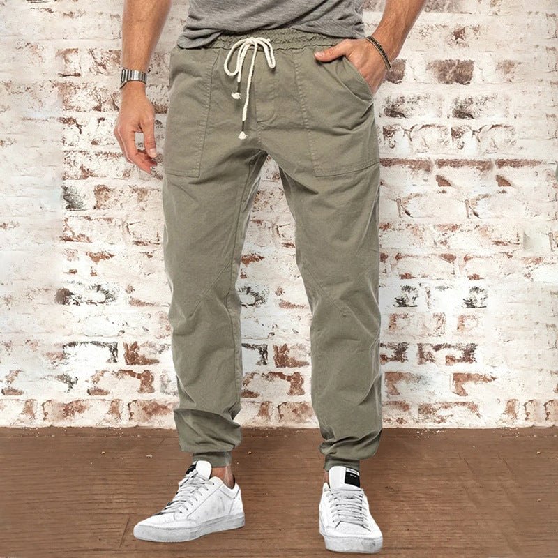 Men's Casual Pants Trendy Loose Trousers With Waistband - Pants -  Trend Goods