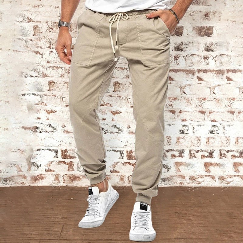 Men's Casual Pants Trendy Loose Trousers With Waistband - Pants -  Trend Goods