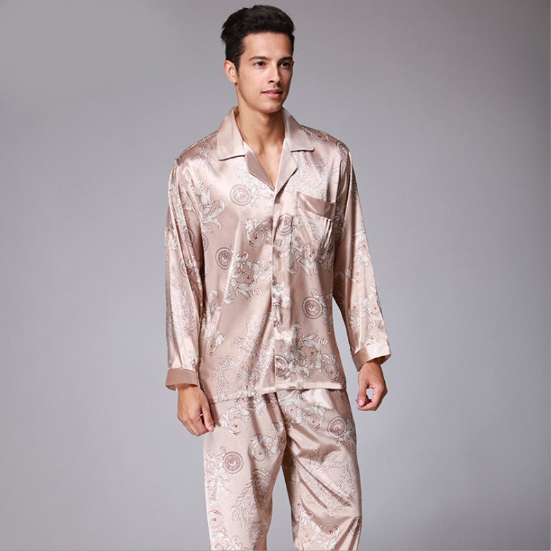 Men's Long Sleeve Pants Pajamas Set - Pajamas -  Trend Goods