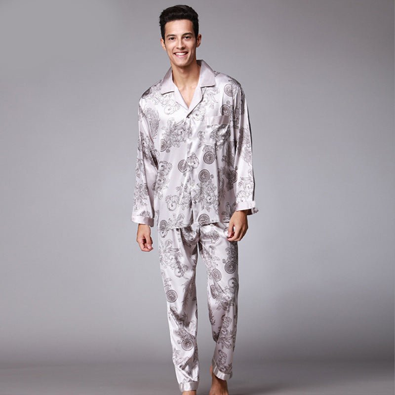 Men's Long Sleeve Pants Pajamas Set - Pajamas -  Trend Goods