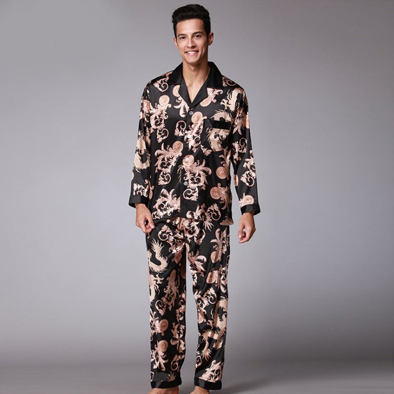 Men's Long Sleeve Pants Pajamas Set - Pajamas -  Trend Goods