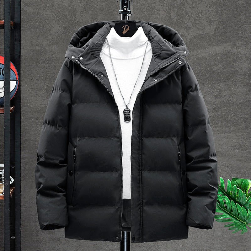 Men's Plus Size Thick Warm Down Coat - Coats -  Trend Goods