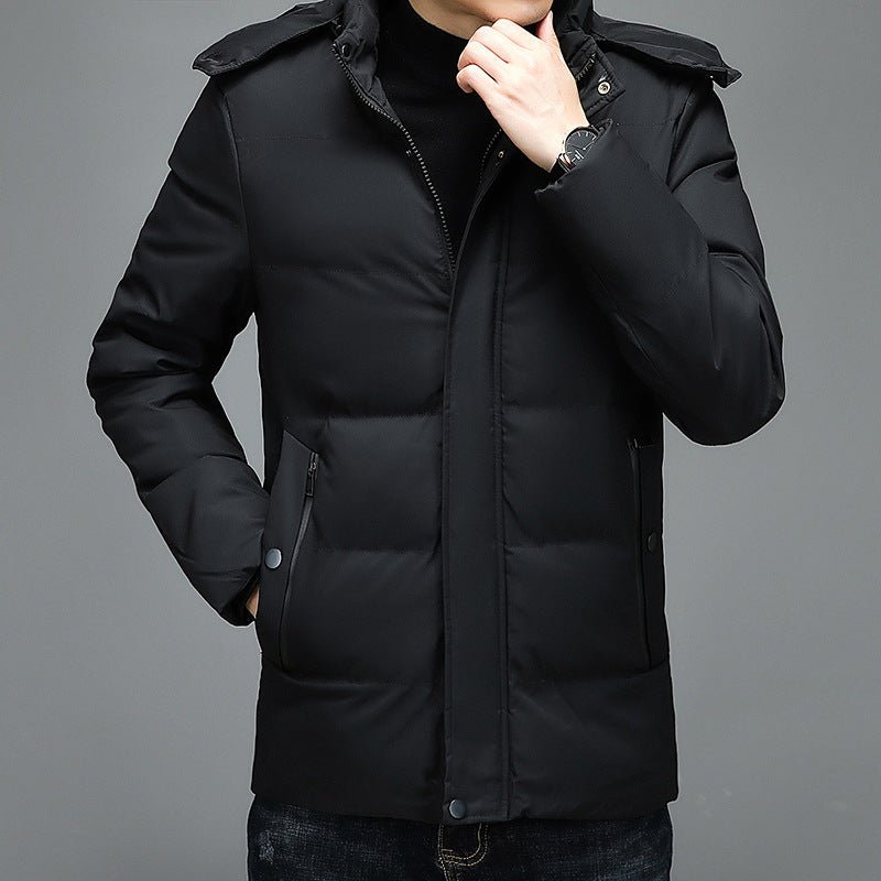 Men's Plus Size Thick Warm Down Coat - Coats -  Trend Goods
