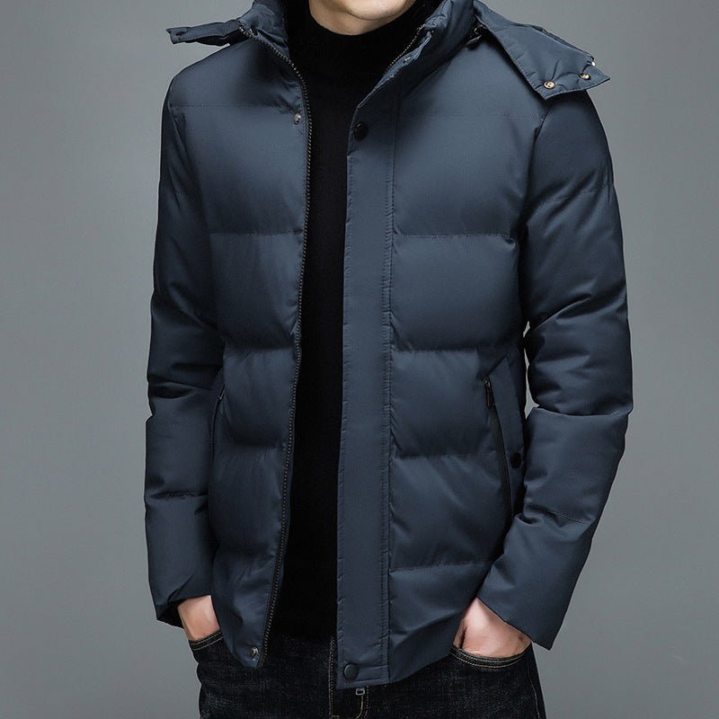 Men's Plus Size Thick Warm Down Coat - Coats -  Trend Goods