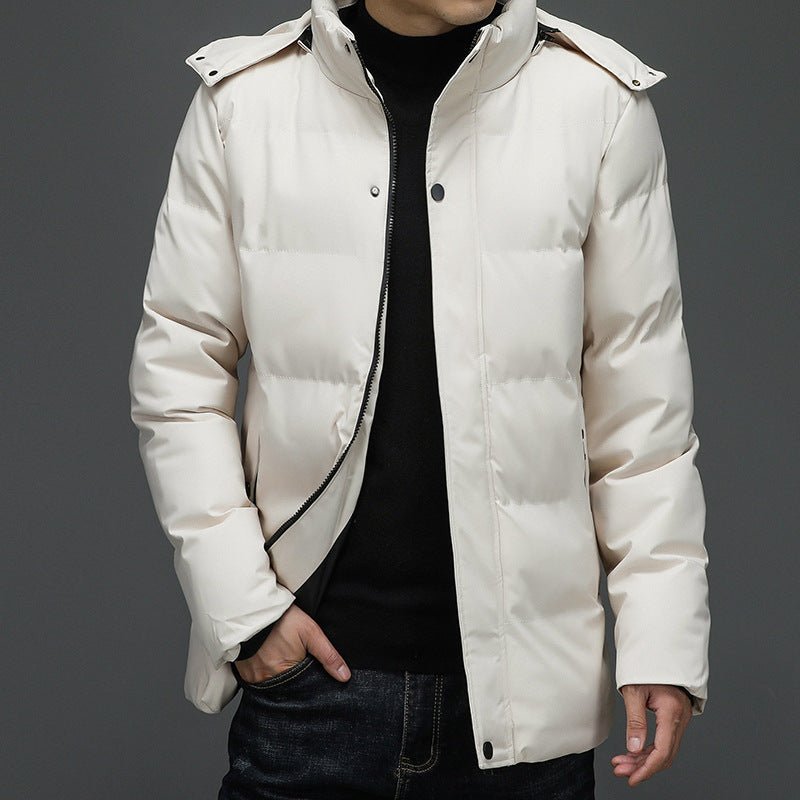 Men's Plus Size Thick Warm Down Coat - Coats -  Trend Goods