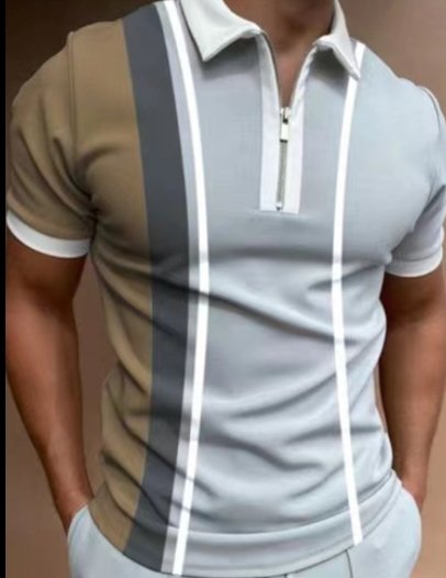 Men's POLO Shirt Printed Short Sleeve T-Shirt Top - T-Shirts -  Trend Goods