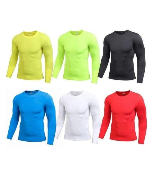 Men's Solid Quick-Drying Fitness Tight T-Shirt - T-Shirts -  Trend Goods
