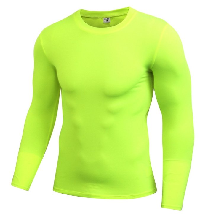 Men's Solid Quick-Drying Fitness Tight T-Shirt - T-Shirts -  Trend Goods