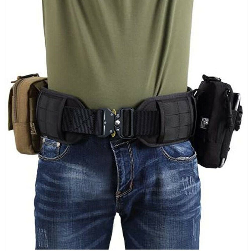 Military Tactical Belt Heavy Duty Security Guard Working Utility Nylon Waistband - Belts -  Trend Goods