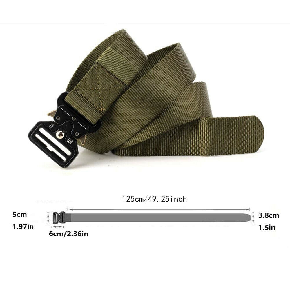 Military Tactical Belt Heavy Duty Security Working Utility Nylon Army Waistband - Belts -  Trend Goods