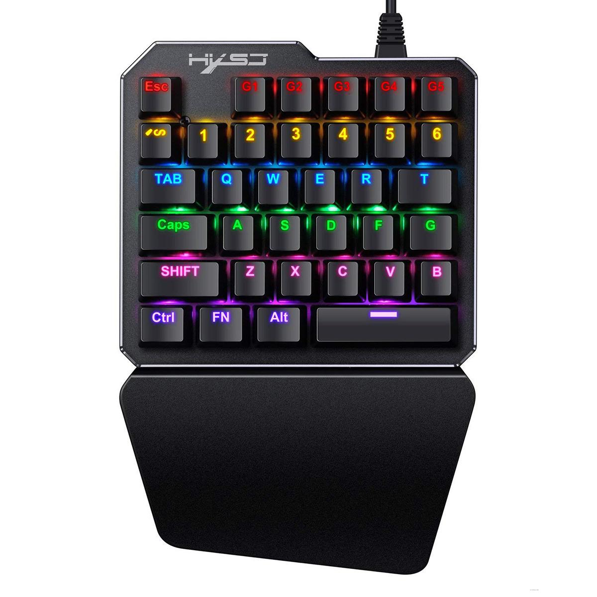 Mini Mechanical One-handed Keyboard With 35 Keys - Keyboards -  Trend Goods