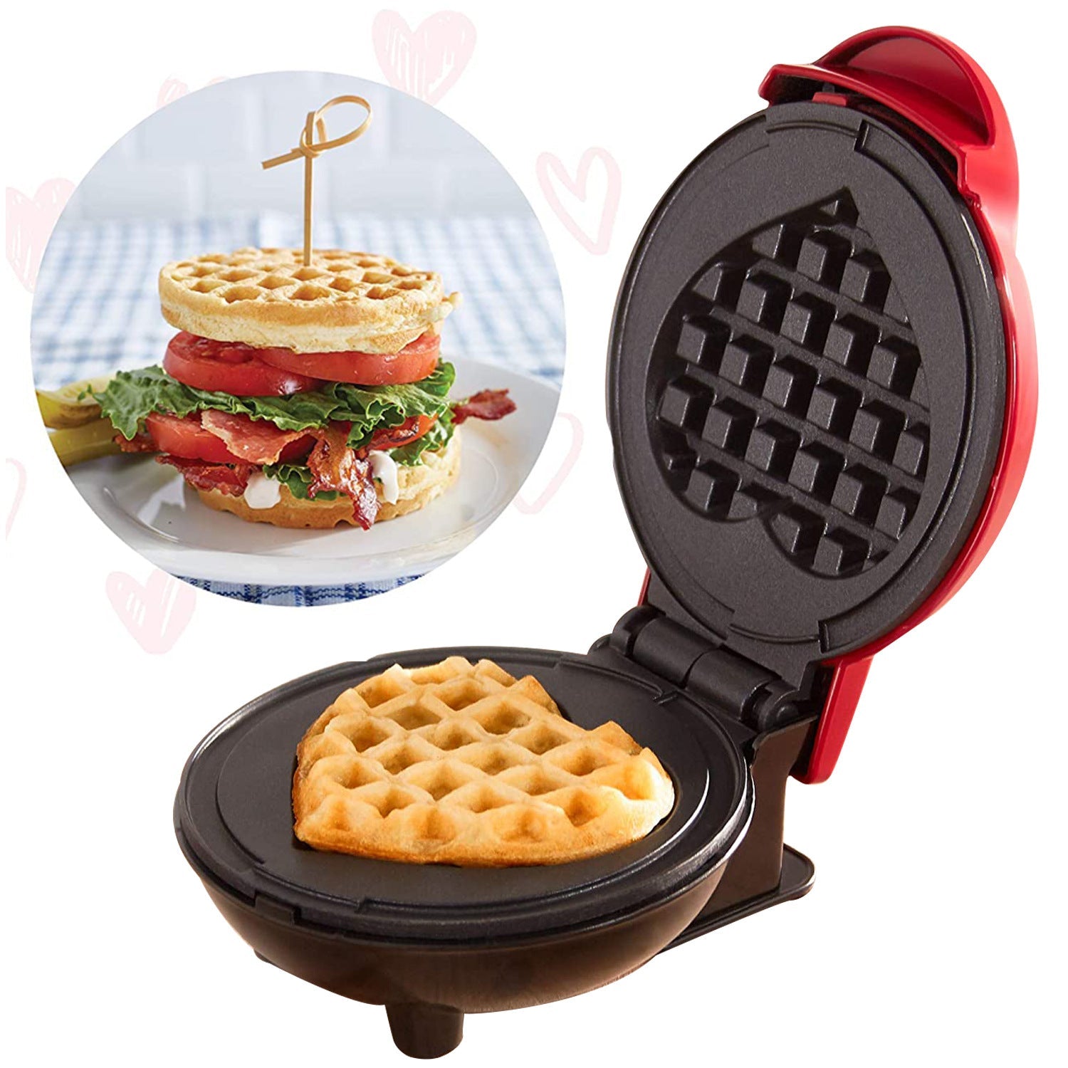 Mini Waffle Maker Portable Electric Baking Pan - Waffle Makers -  Trend Goods