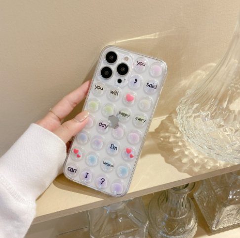 Mobile Phone Case Cartoon Bear  Pop it Bubble Style - Phone Cases -  Trend Goods