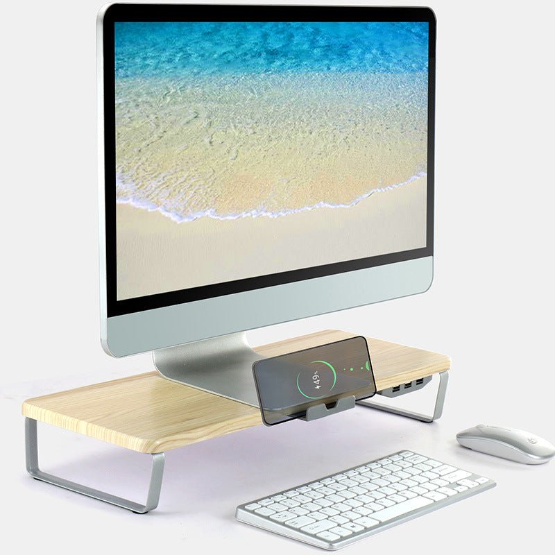 Monitor Lift Stand Laptop Stand Mobile Phone Charging - Monitor Stands -  Trend Goods