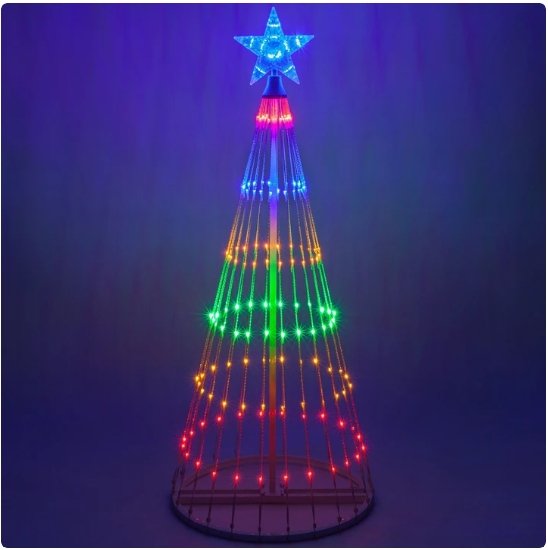 Multi Color LED Animated Outdoor Christmas Tree Lights Christmas Garden Decorations - Holiday Decorations -  Trend Goods