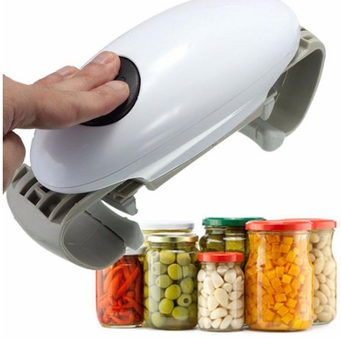 Multifunctional Electric Automatic Bottle Jar Opener One-Click Adjustable Kitchen Gadgets - Jar Openers -  Trend Goods